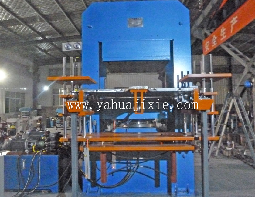 500Tplc控制自動(dòng)推出，帶自動(dòng)頂出框式硫化機(jī)